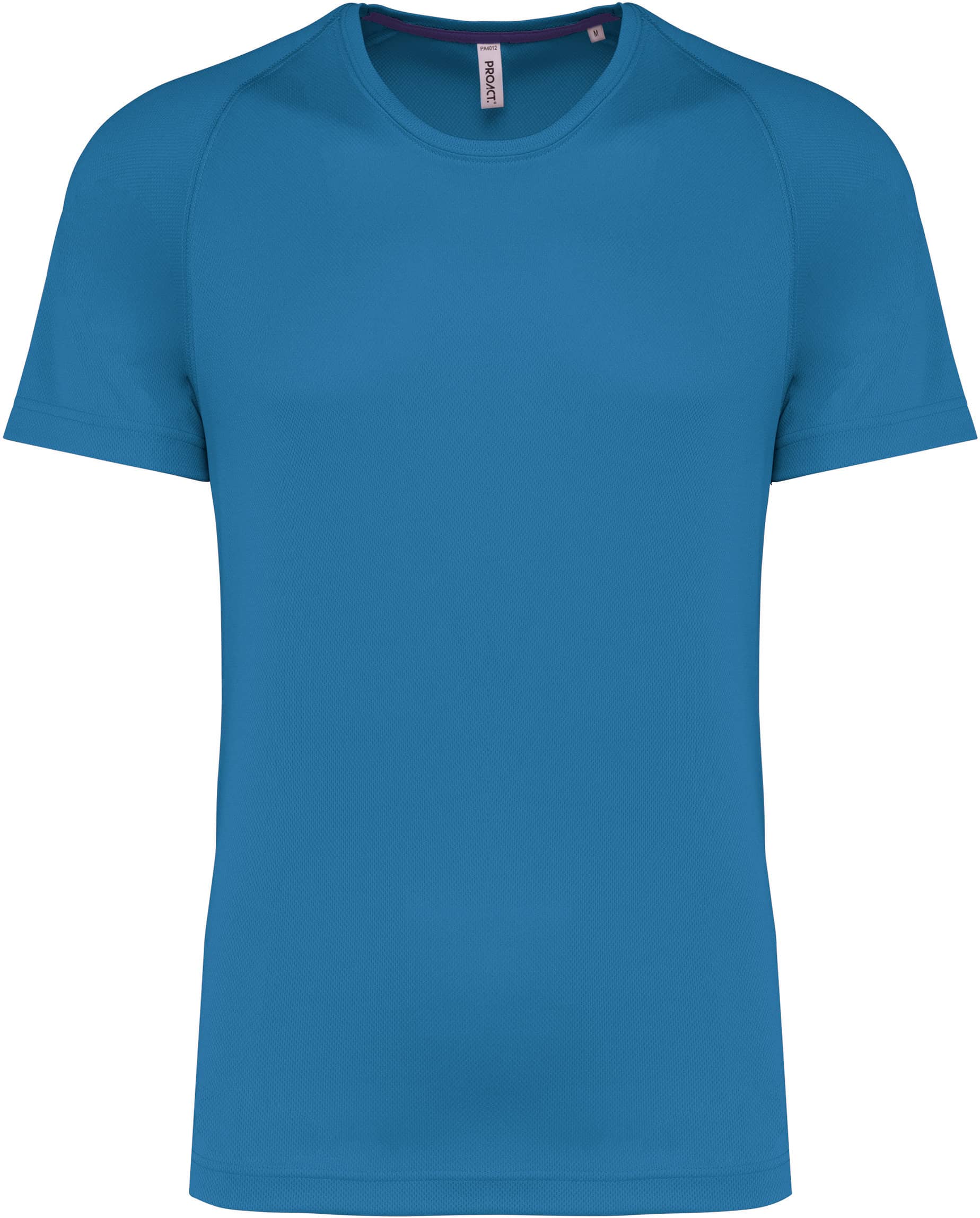 Herren-Sportshirt aus Recyclingmaterial mit Rundhalsausschnitt