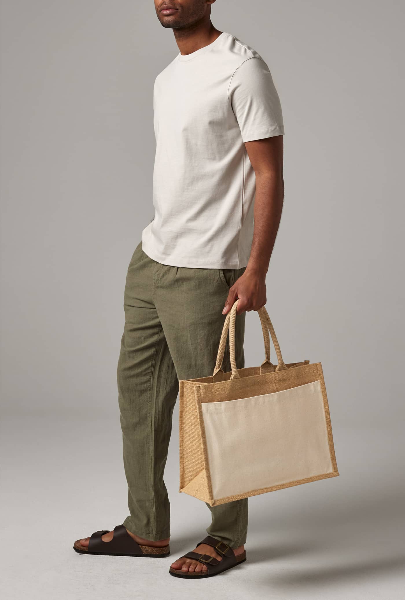Cotton Pocket Jute Shopper