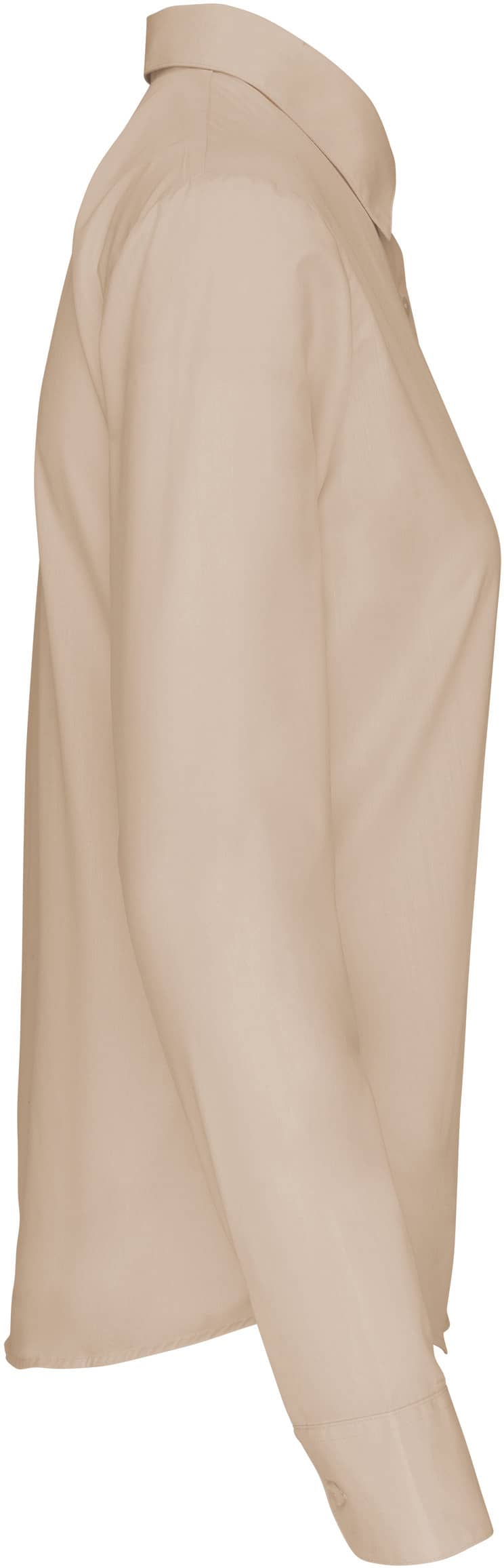 Popeline-Hemd Baumwollpolyester pflegeleicht für Damen