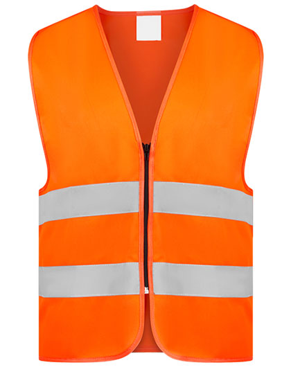 Hi-Vis Safety Vest Cologne With Front Zipper