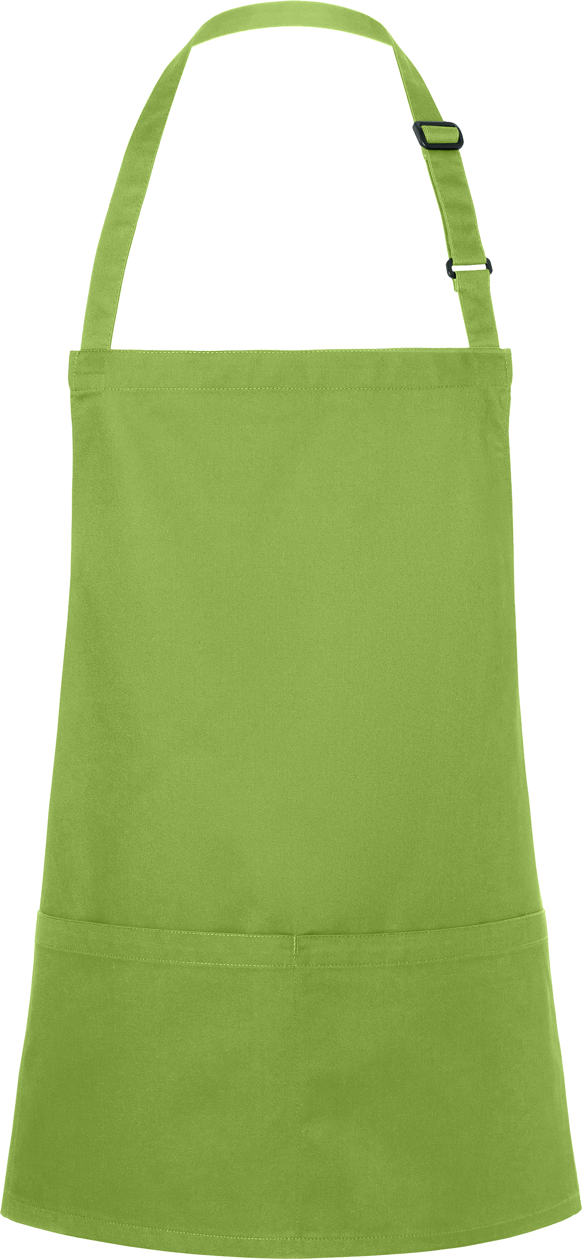 Kurze Latzschürze Basic mit Schnalle und Tasche
