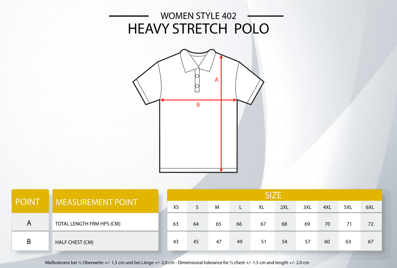 Women´s Heavy Stretch Polo