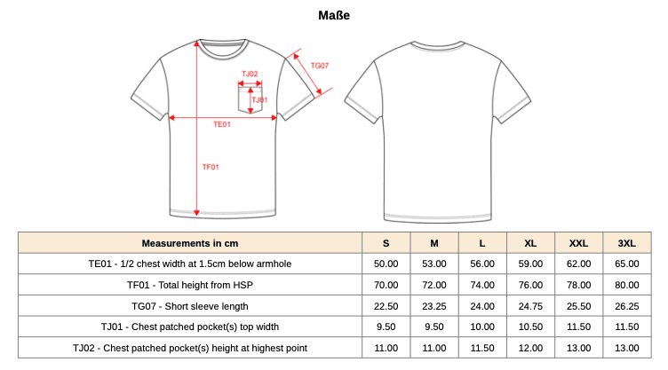 Gestreiftes Kurzarm-T-Shirt im Marine-Stil mit Tasche