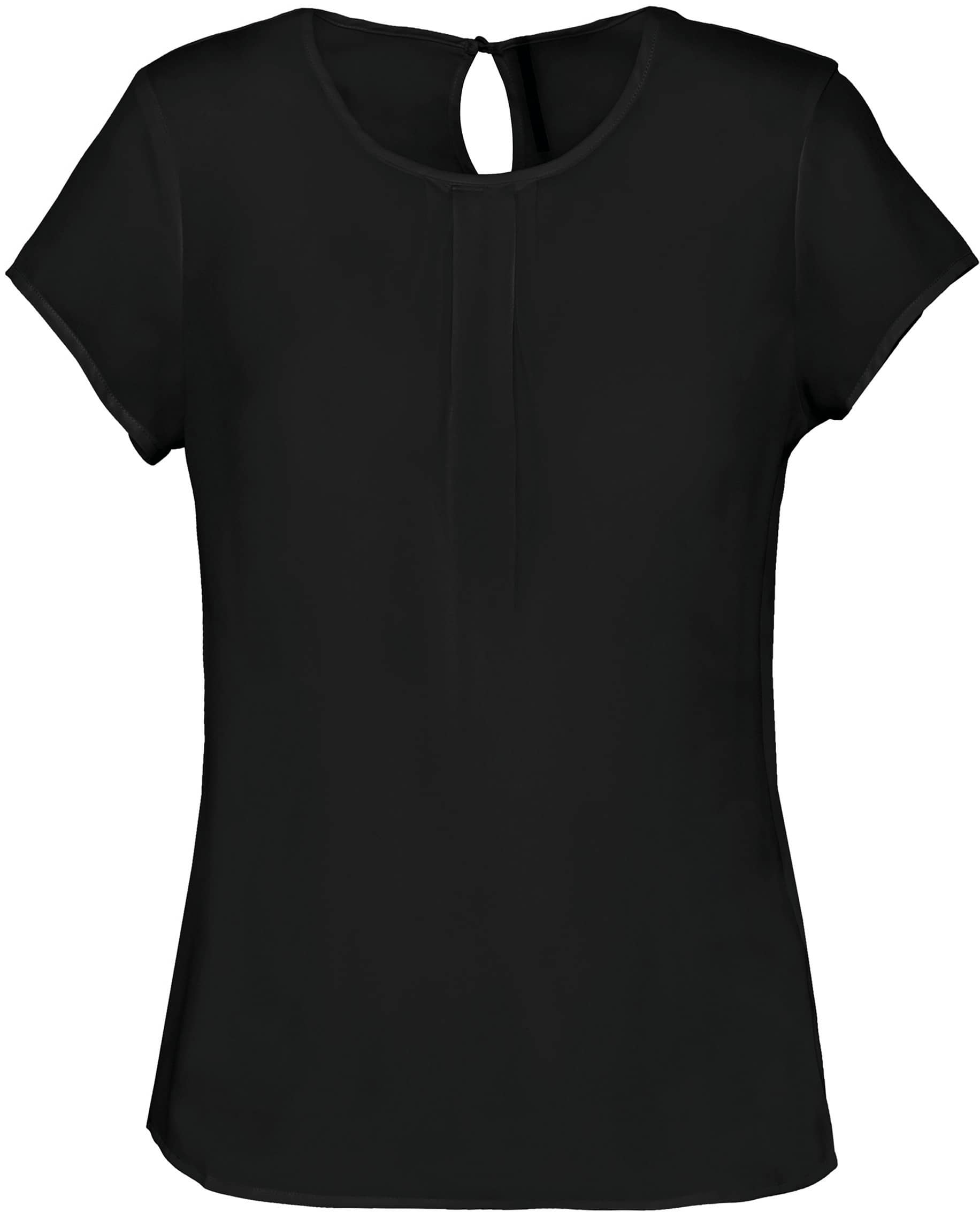 Kurzarm-Kreppbluse für Damen