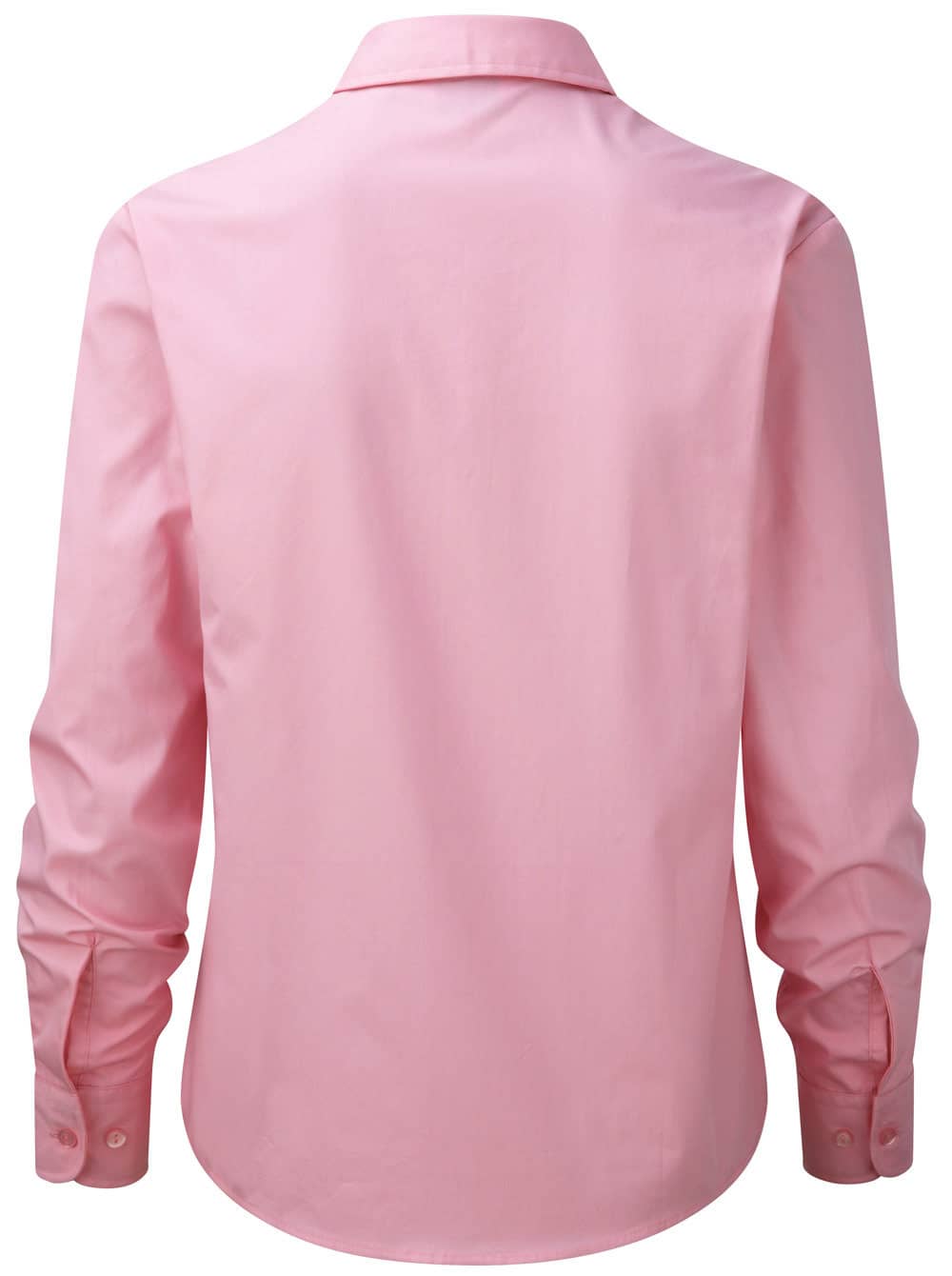 Ladies' Long Sleeve Classic Pure Cotton Poplin Shirt