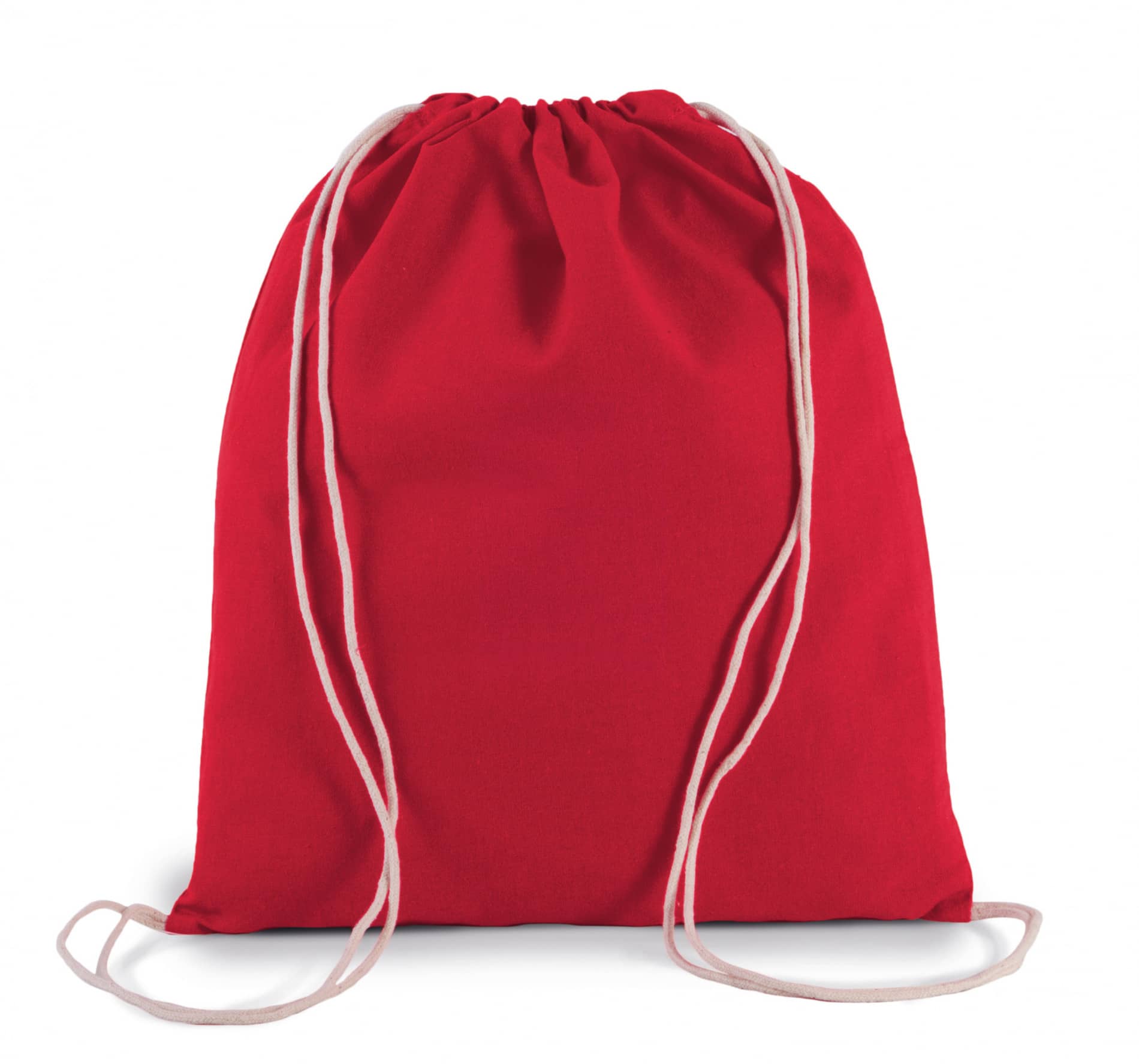 Kleiner Rucksack aus Bio-Baumwolle mit Kordeln - Bunt