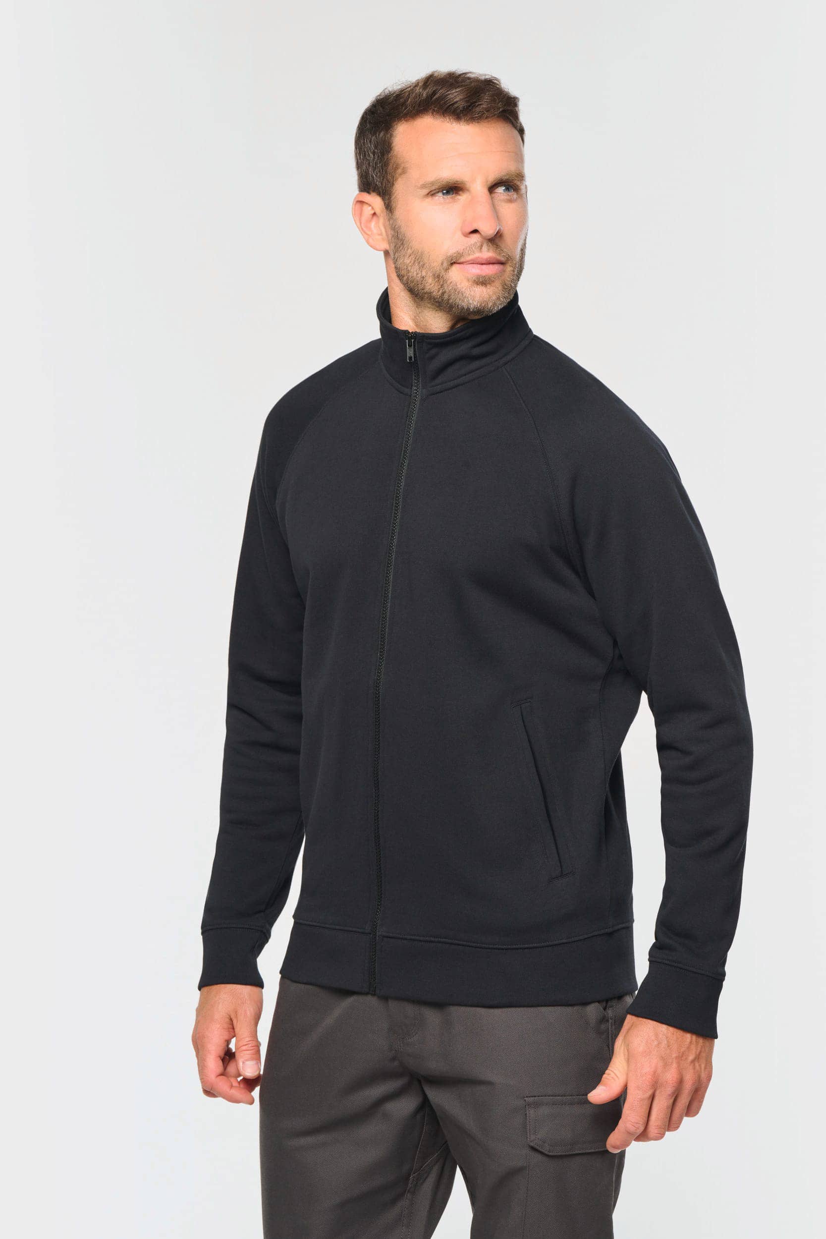 Unisex Jacke aus Baumwolle mit Raglanärmeln
