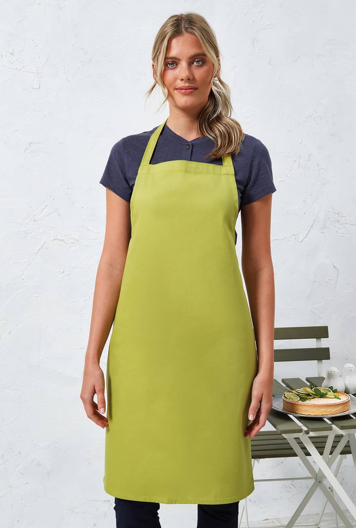 Organic Cotton Bib Apron (No Pocket)