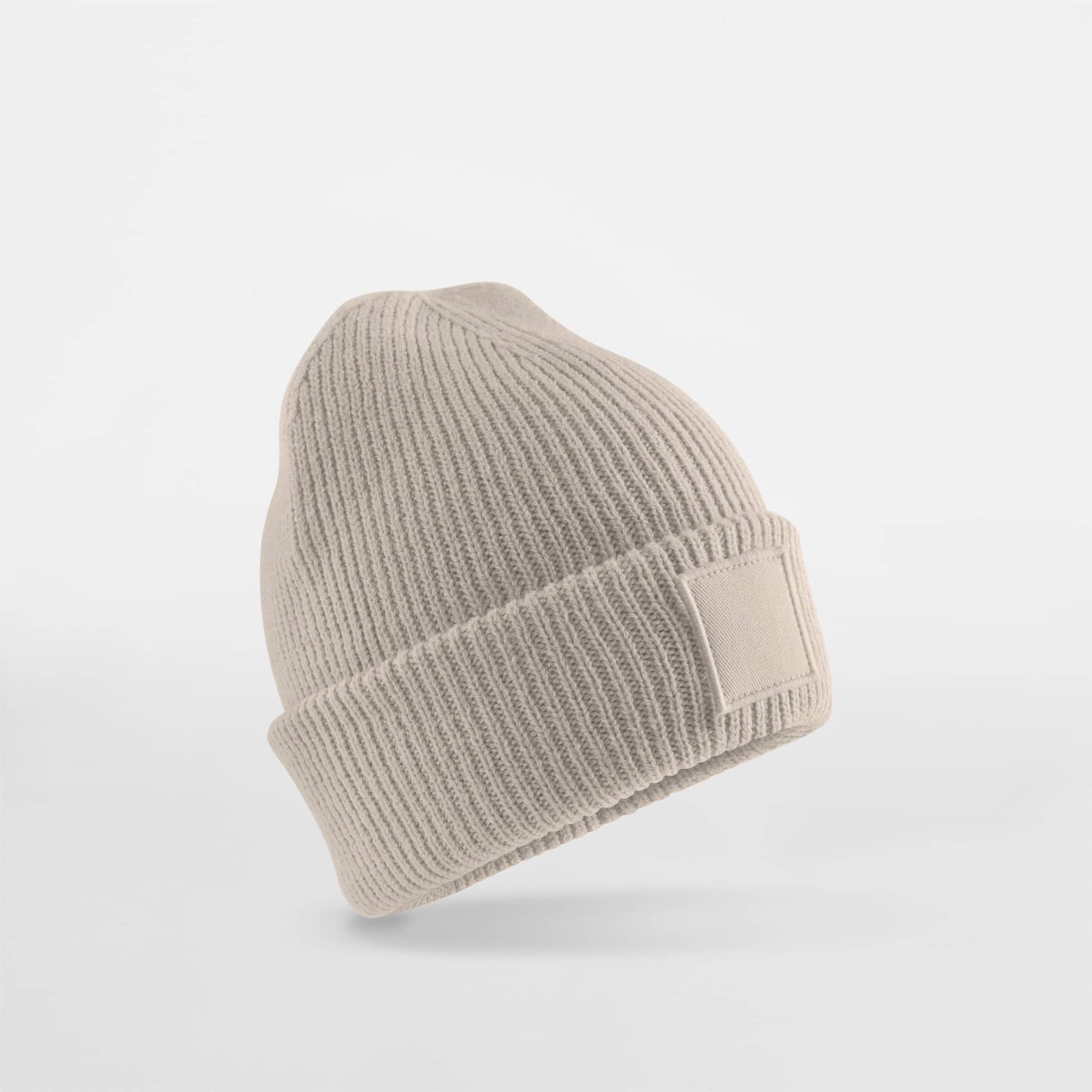 Kids Deep Cuffed Tonal Patch Beanie