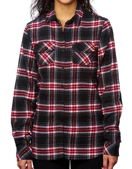 Ladies´ Woven Plaid Flannel Shirt