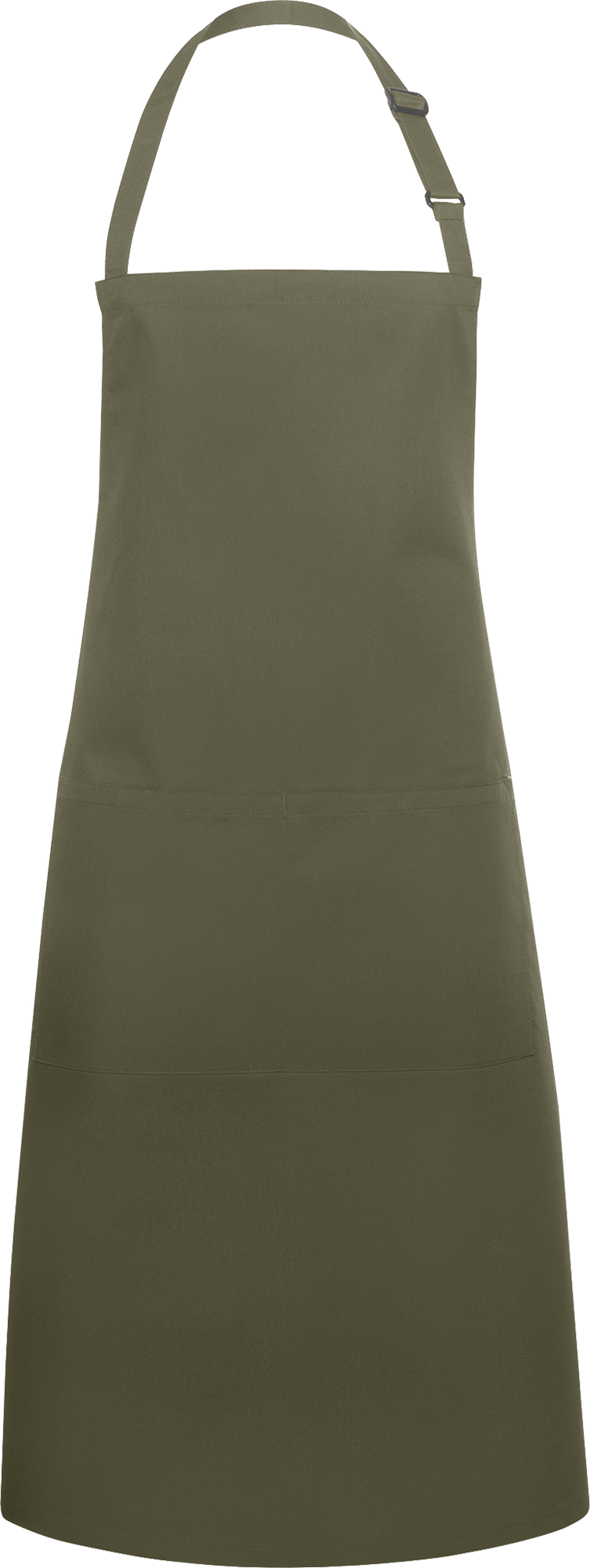 Latzschürze Basic mit Tasche und Schnalle
