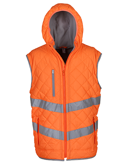 Hi-Vis Kensington Hooded Gilet