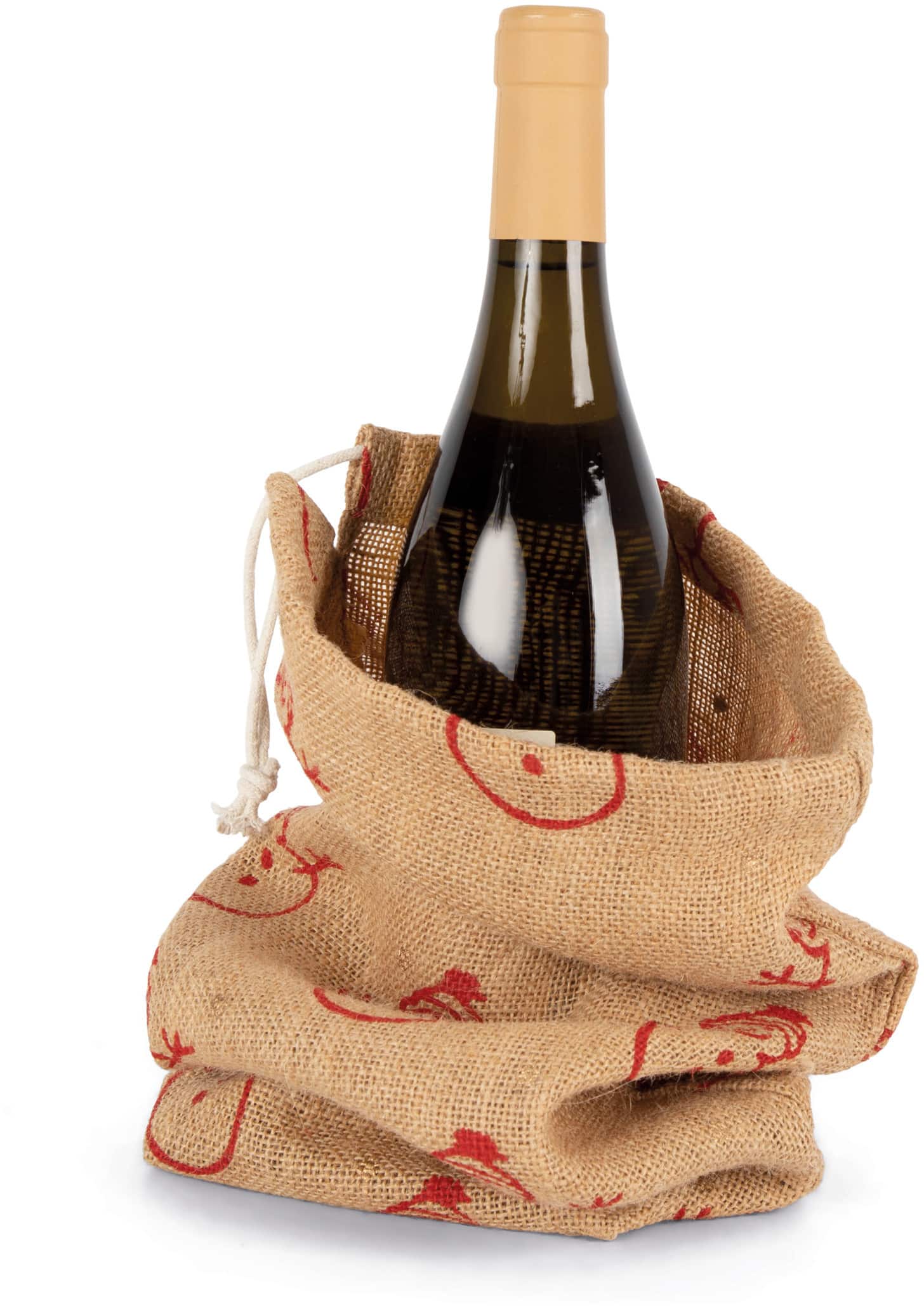 Flaschenhalter mit Weihnachtsmotiven