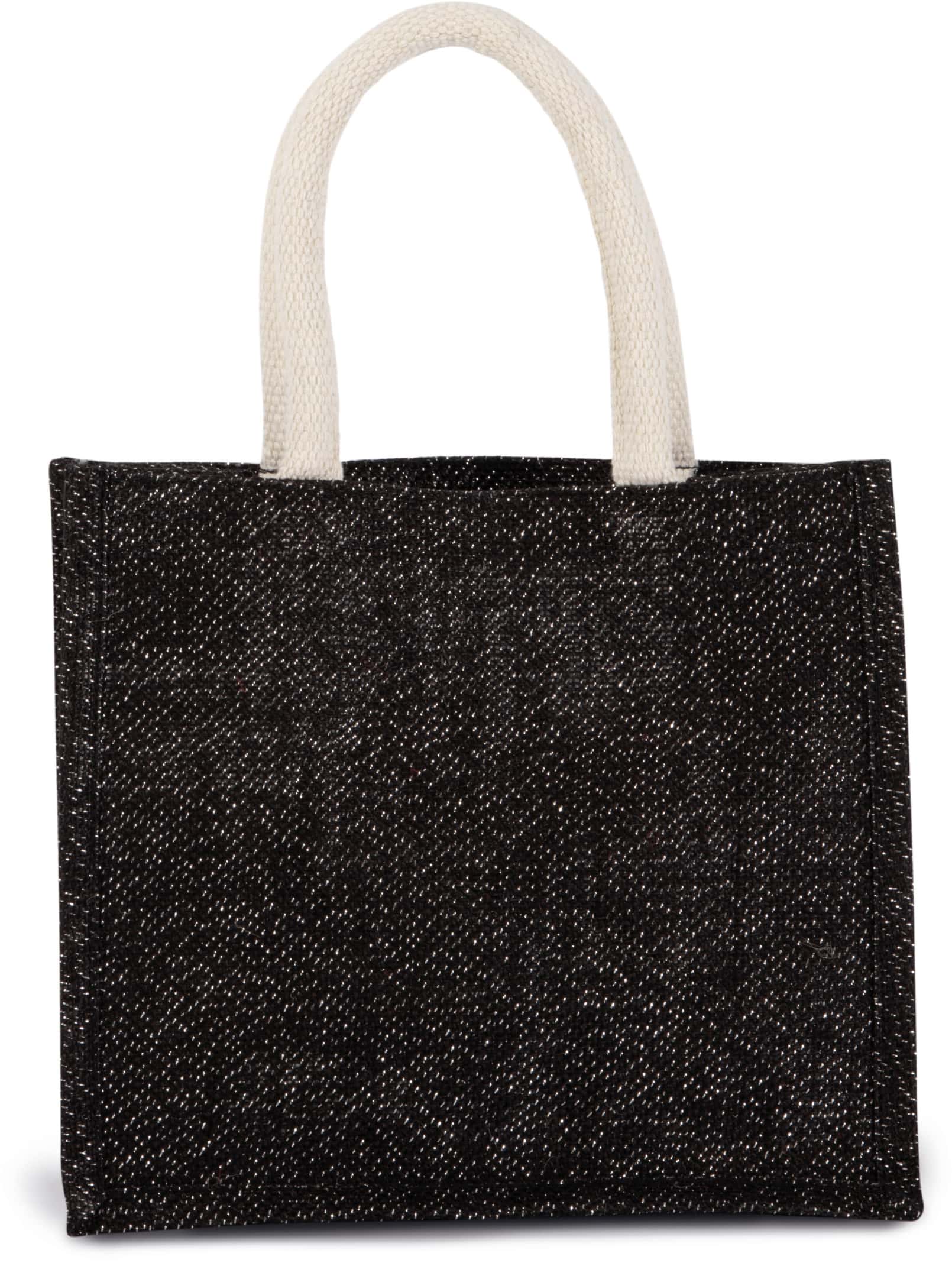 Jutetasche im Cabas-Stil Mittel - Bunt