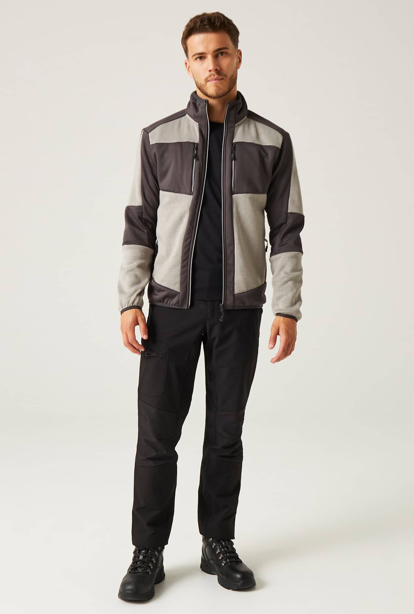 E-volve Unisex Knit Effect Stretch Midlayer Jacket
