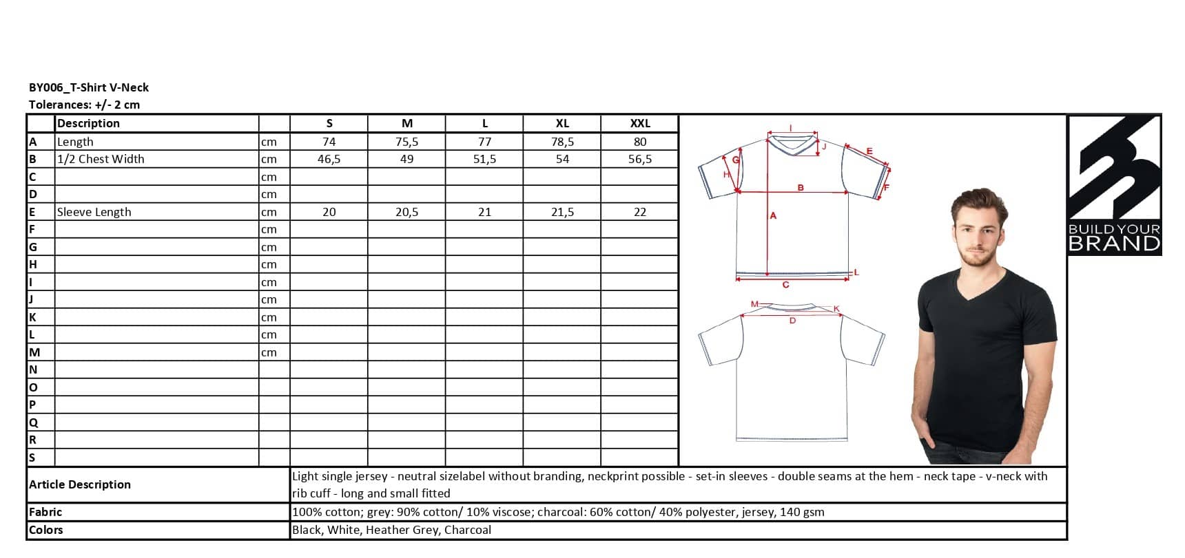 Light T-Shirt V-Neck