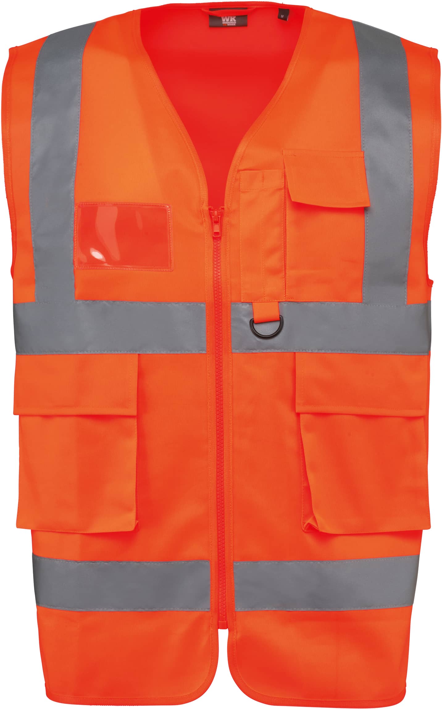 Recycelte HI-VIS SICHERHEITSWESTE mit Reißverschluss
