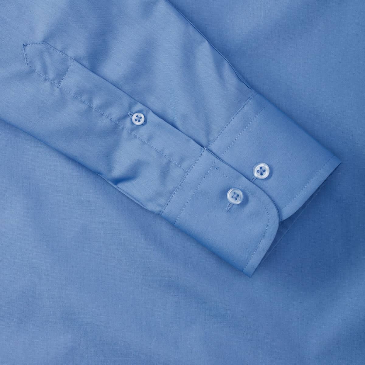 Men's Long Sleeve Tailored Polycotton Poplin Shirt