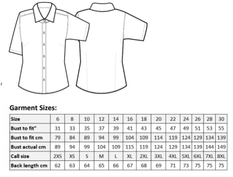Women´s Poplin Short Sleeve Blouse