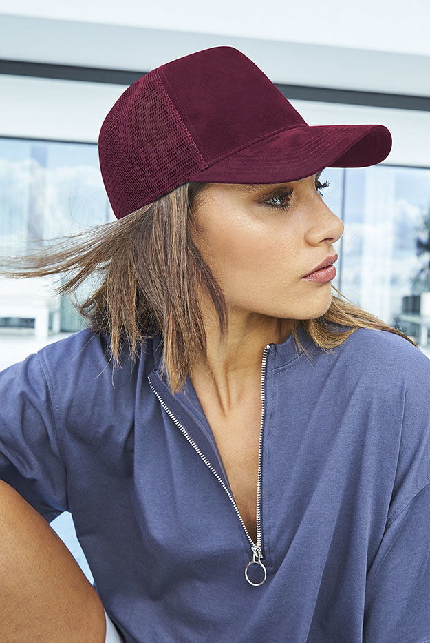 Suede Snapback Trucker