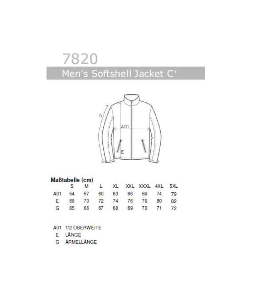 Men´s Softshell Jacket C+