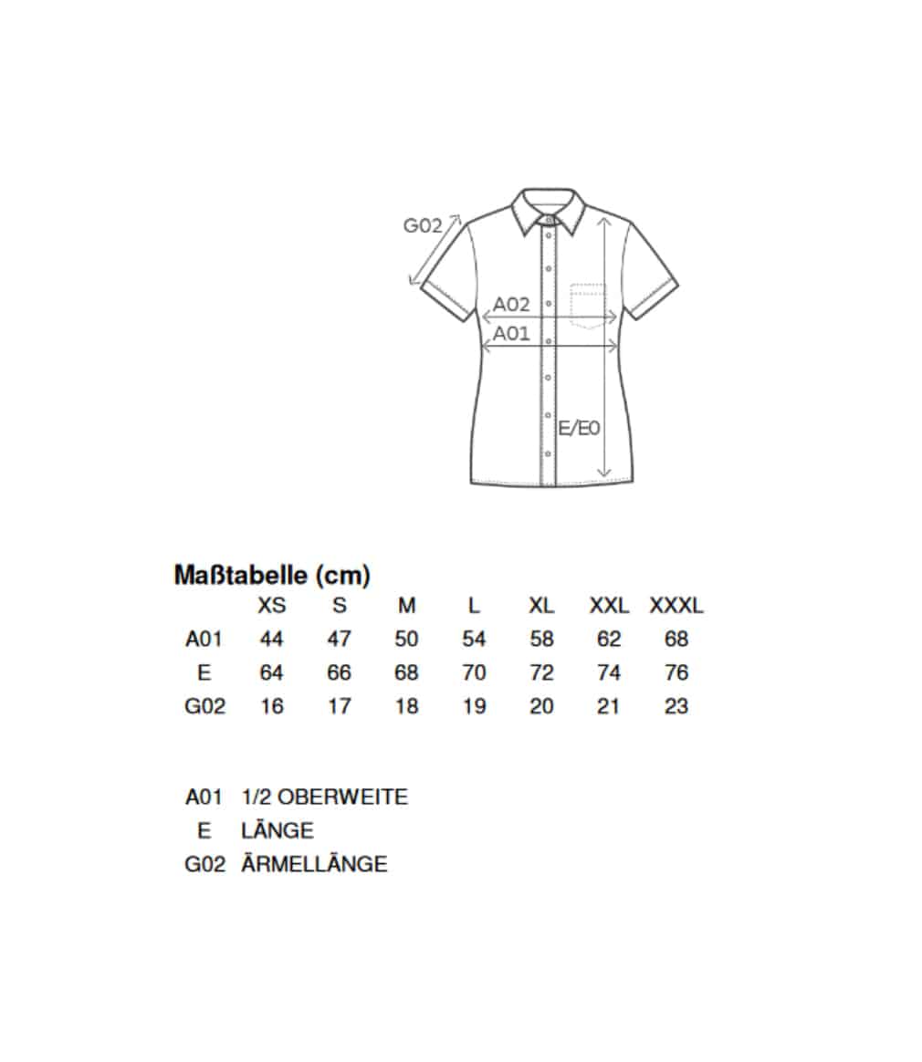 Women´s Poplin Shirt Short Sleeve