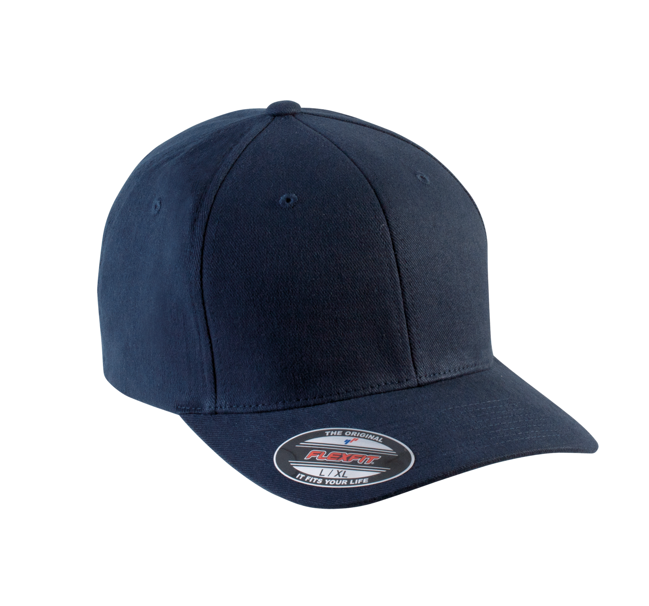 6-Panel Flexfit  Schirmmütze - Gebürstete Baumwolle