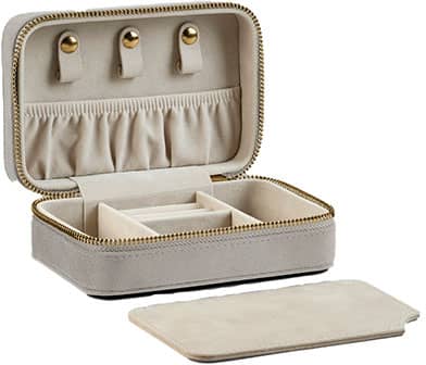 Velvet Travel Jewellery Box