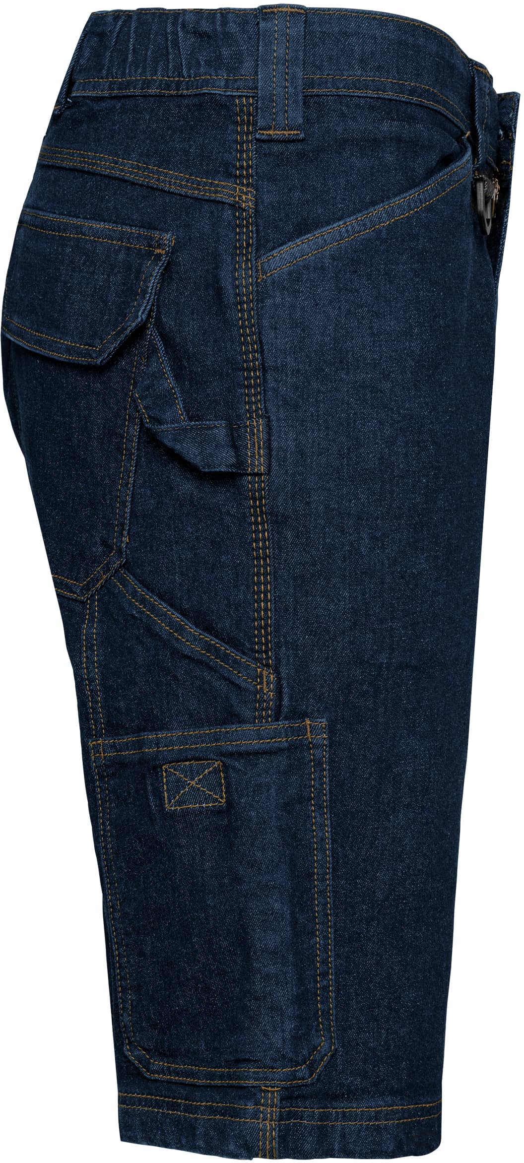 Denim-Bermuda-Shorts mit mehreren Taschen für Herren