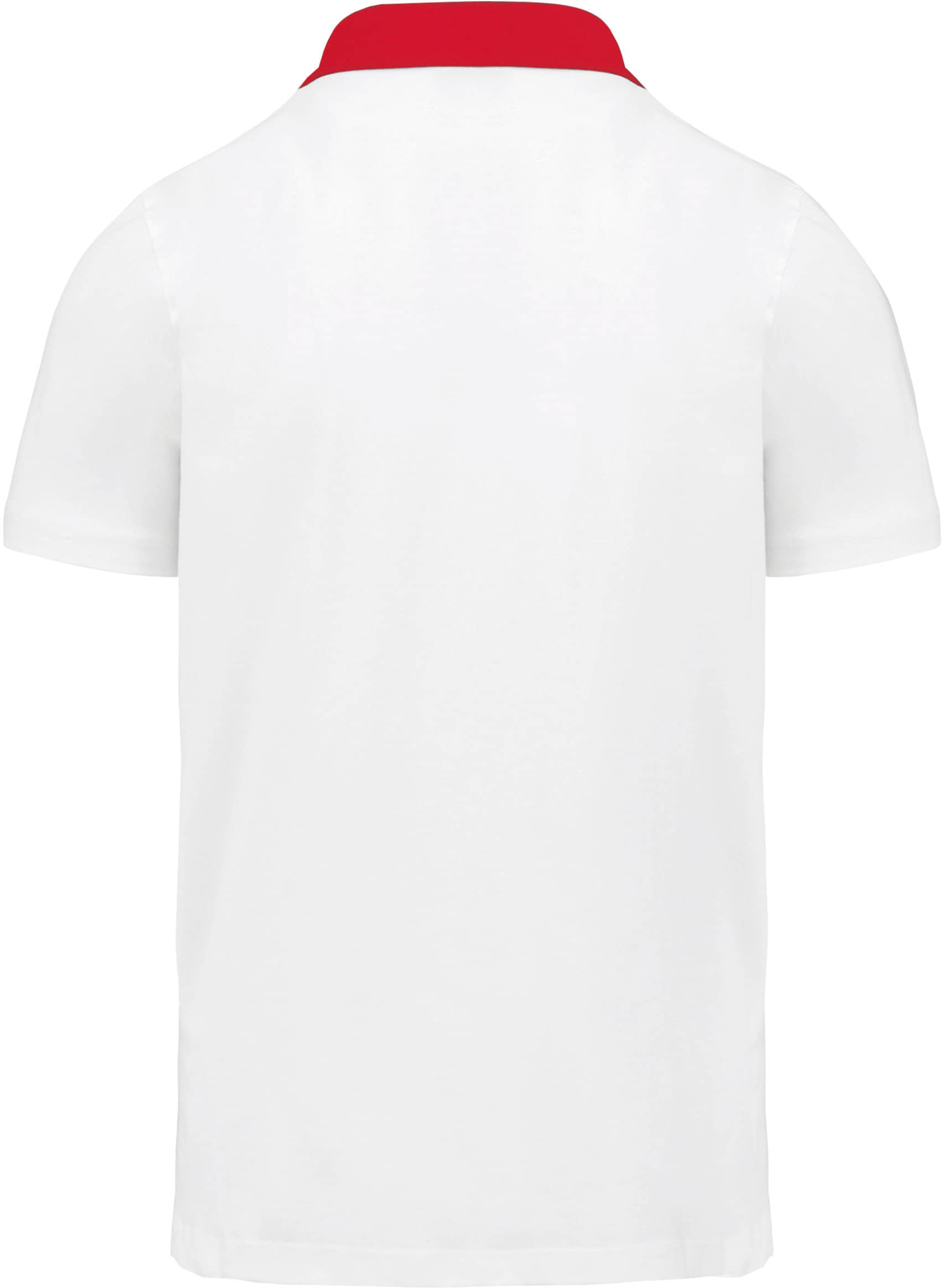 Zweifarbiges Jersey-Polohemd für Herren