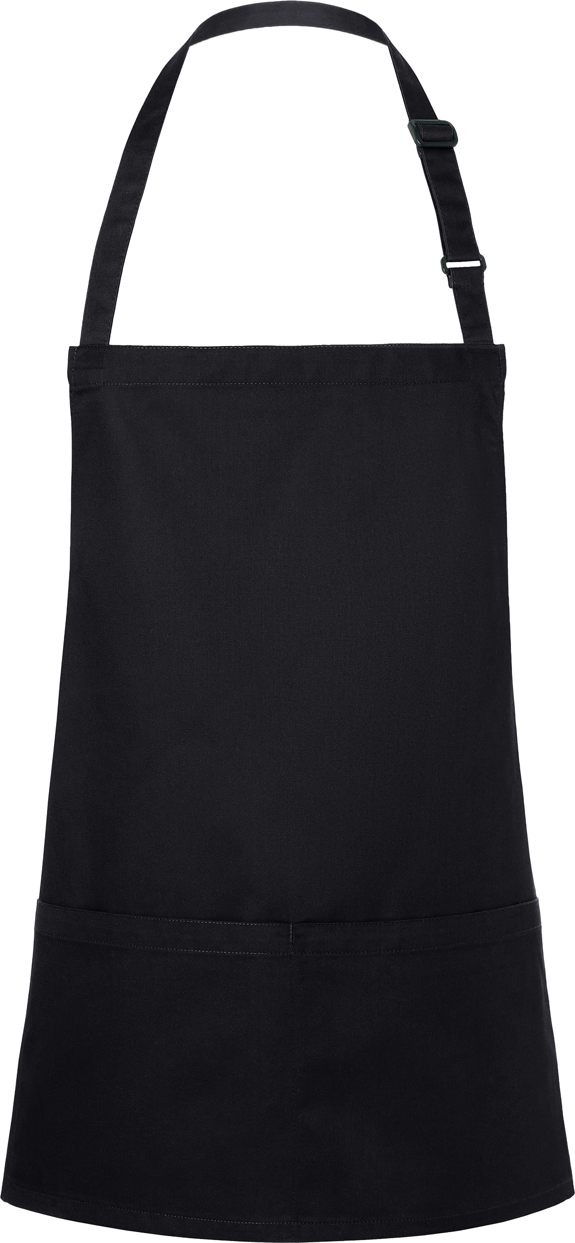 Kurze Latzschürze Basic mit Schnalle und Tasche