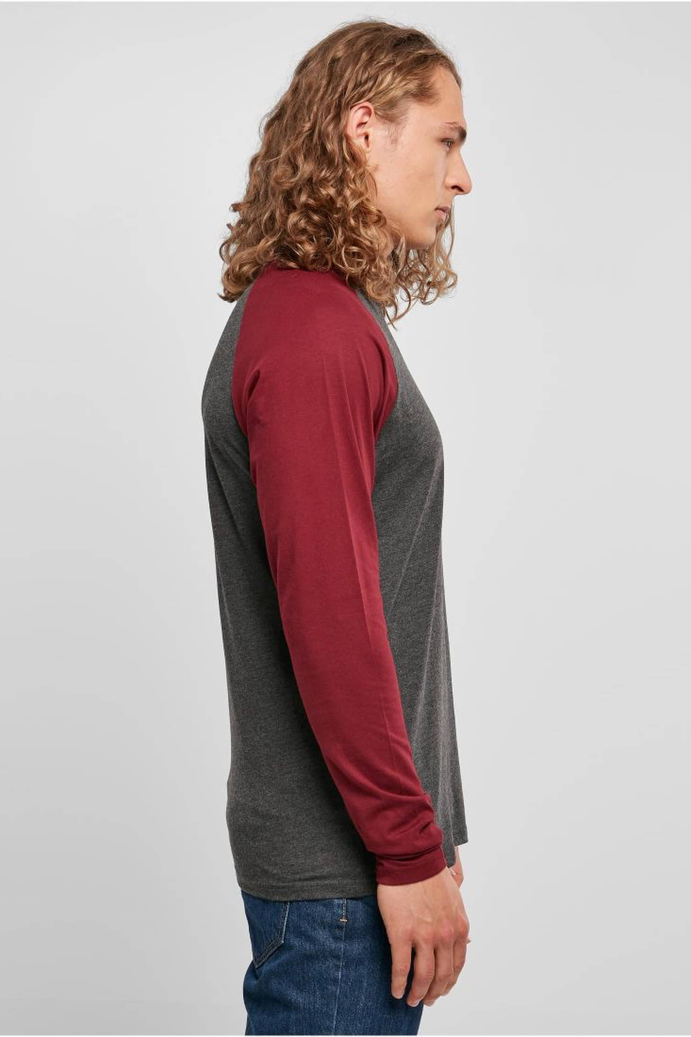 Men´s Contrast Raglan Longsleeve T-Shirt