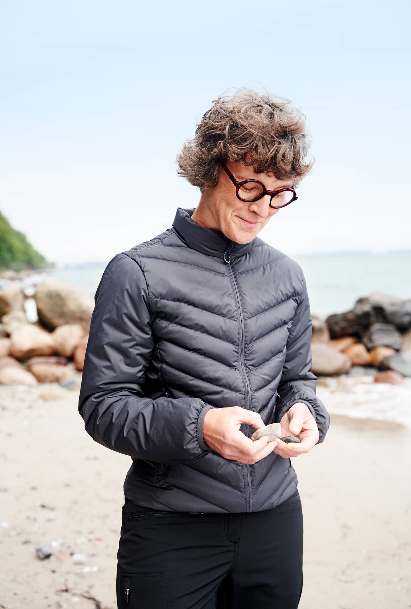 Gefütterte Steppjacke für Damen