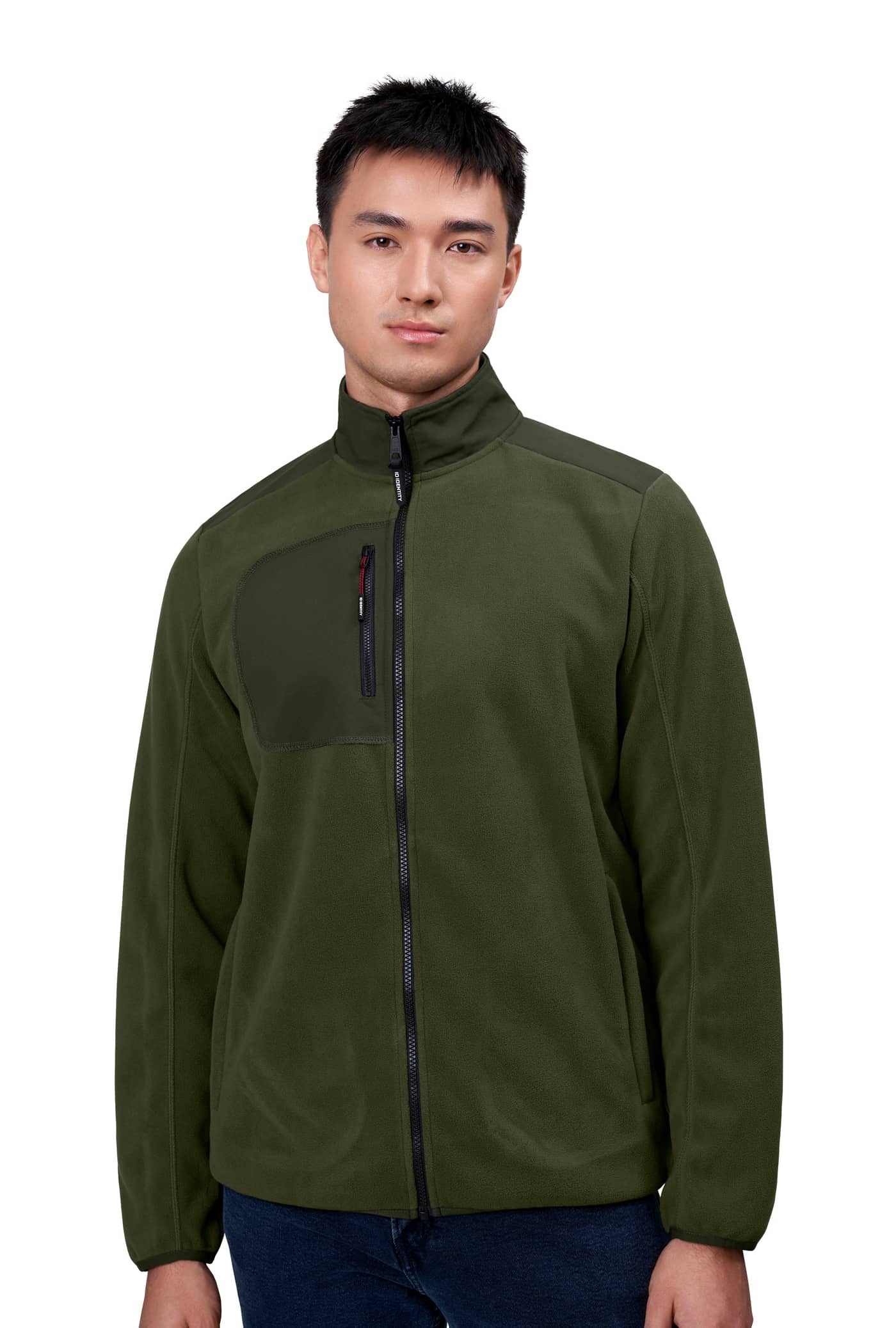 Eingefasste Fleecejacke