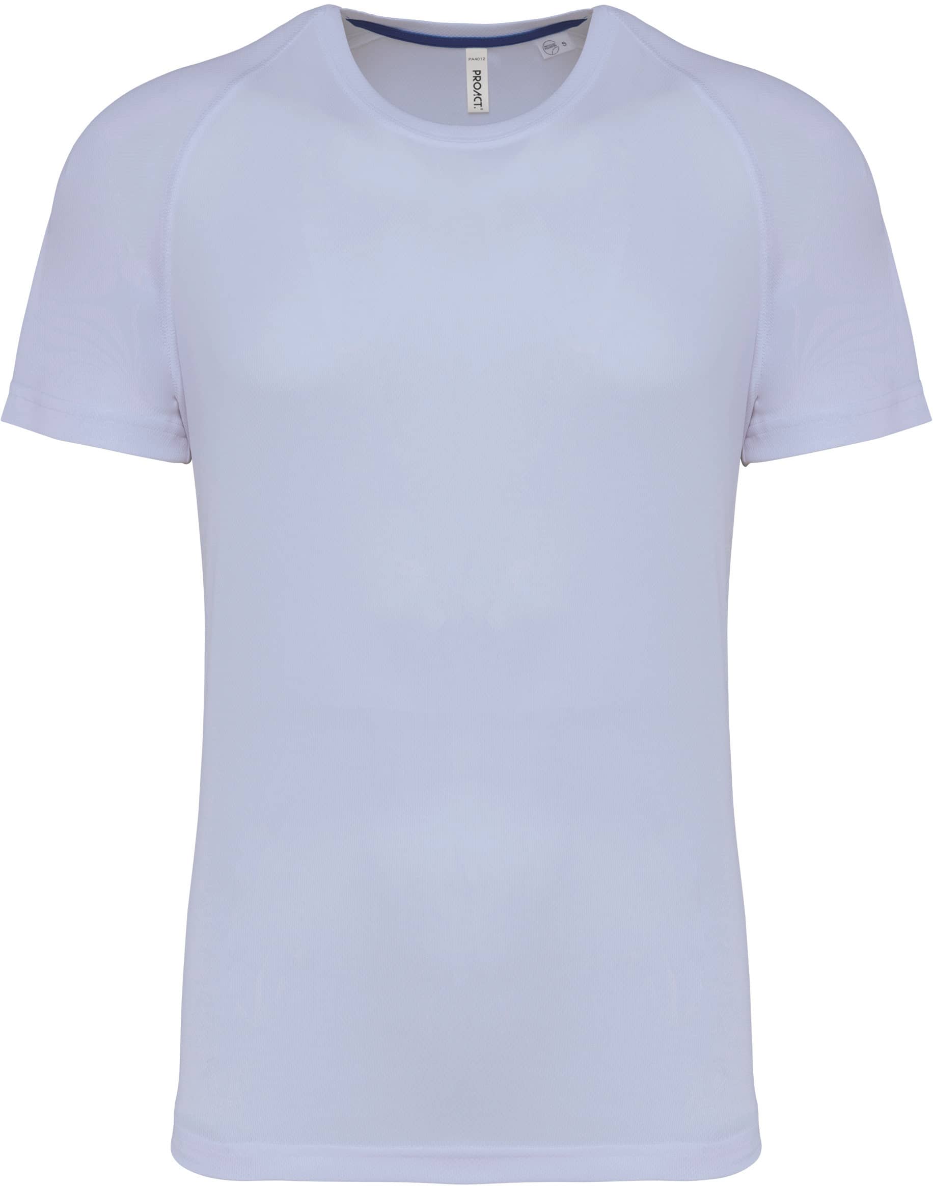 Herren-Sportshirt aus Recyclingmaterial mit Rundhalsausschnitt
