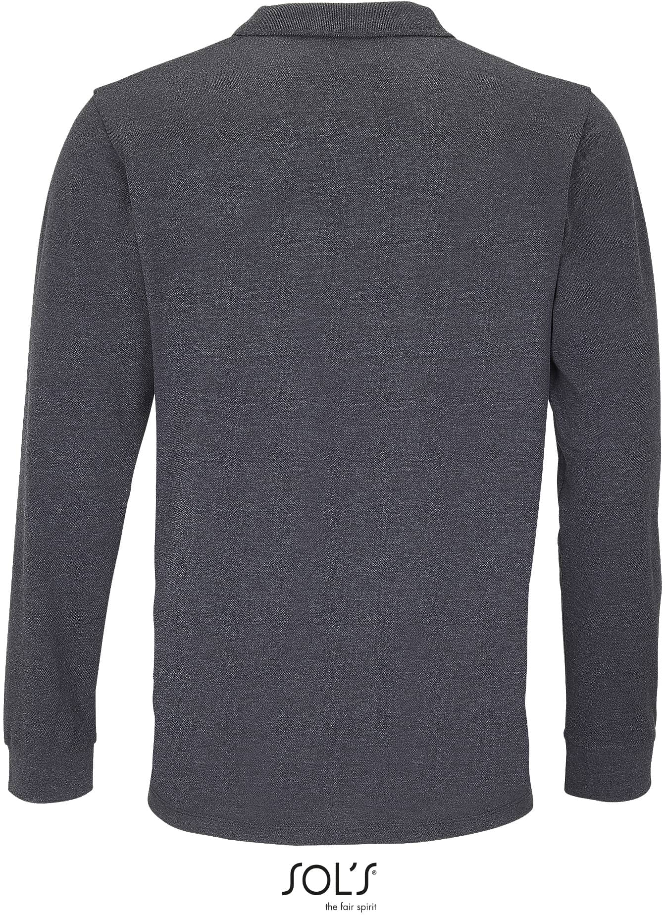 Unisex Long Sleeve Polo Shirt Planet