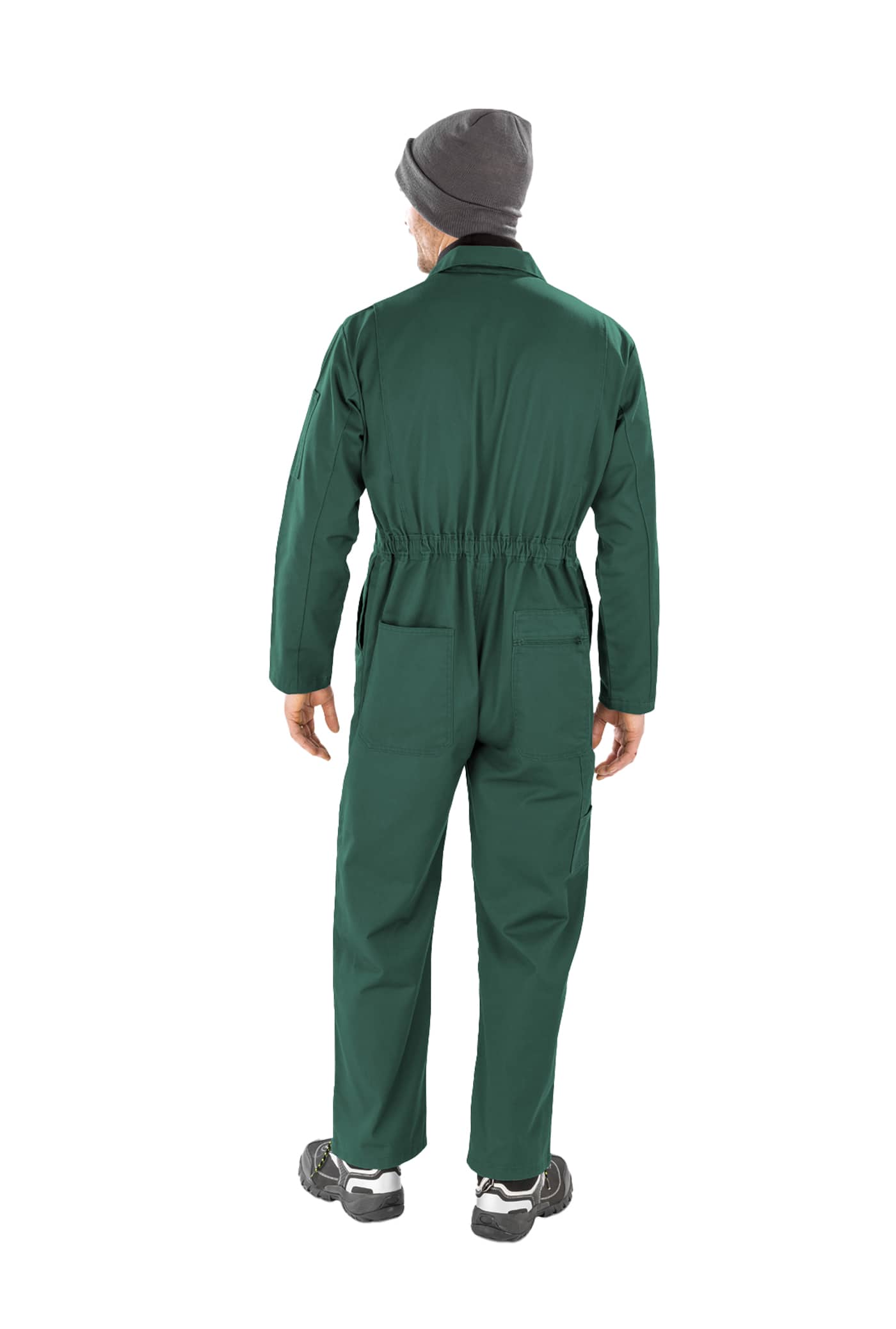 Recycled Action Overall With Zip Front