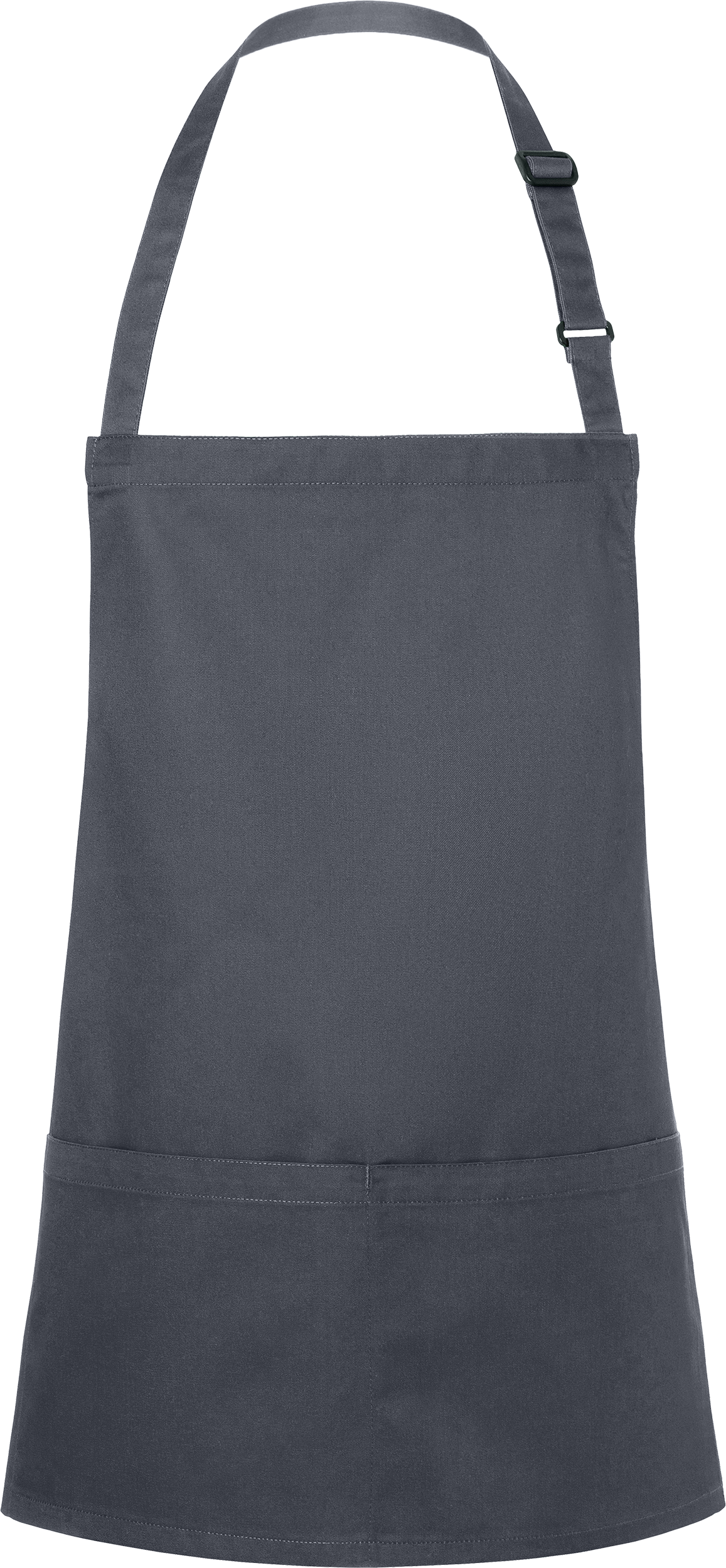 Kurze Latzschürze Basic mit Schnalle und Tasche