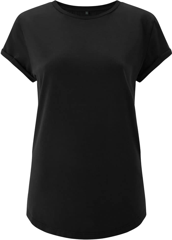 Women`s Rolled Up Sleeve Organic