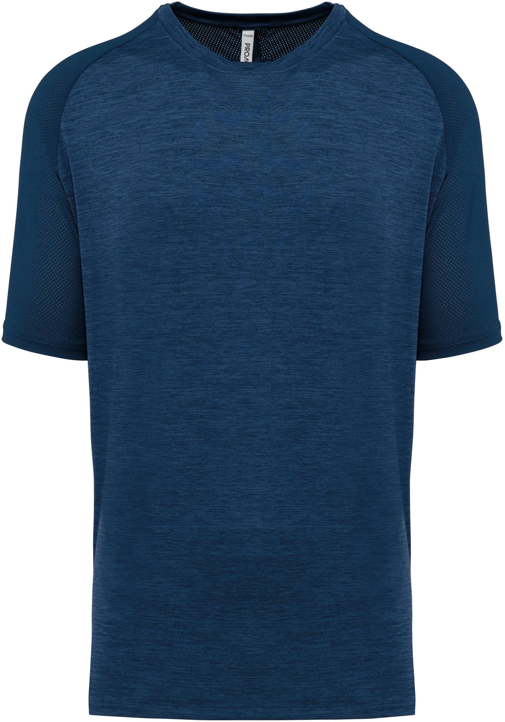 Zweifarbiges Padel Herren-T-Shirt mit Raglanärmeln