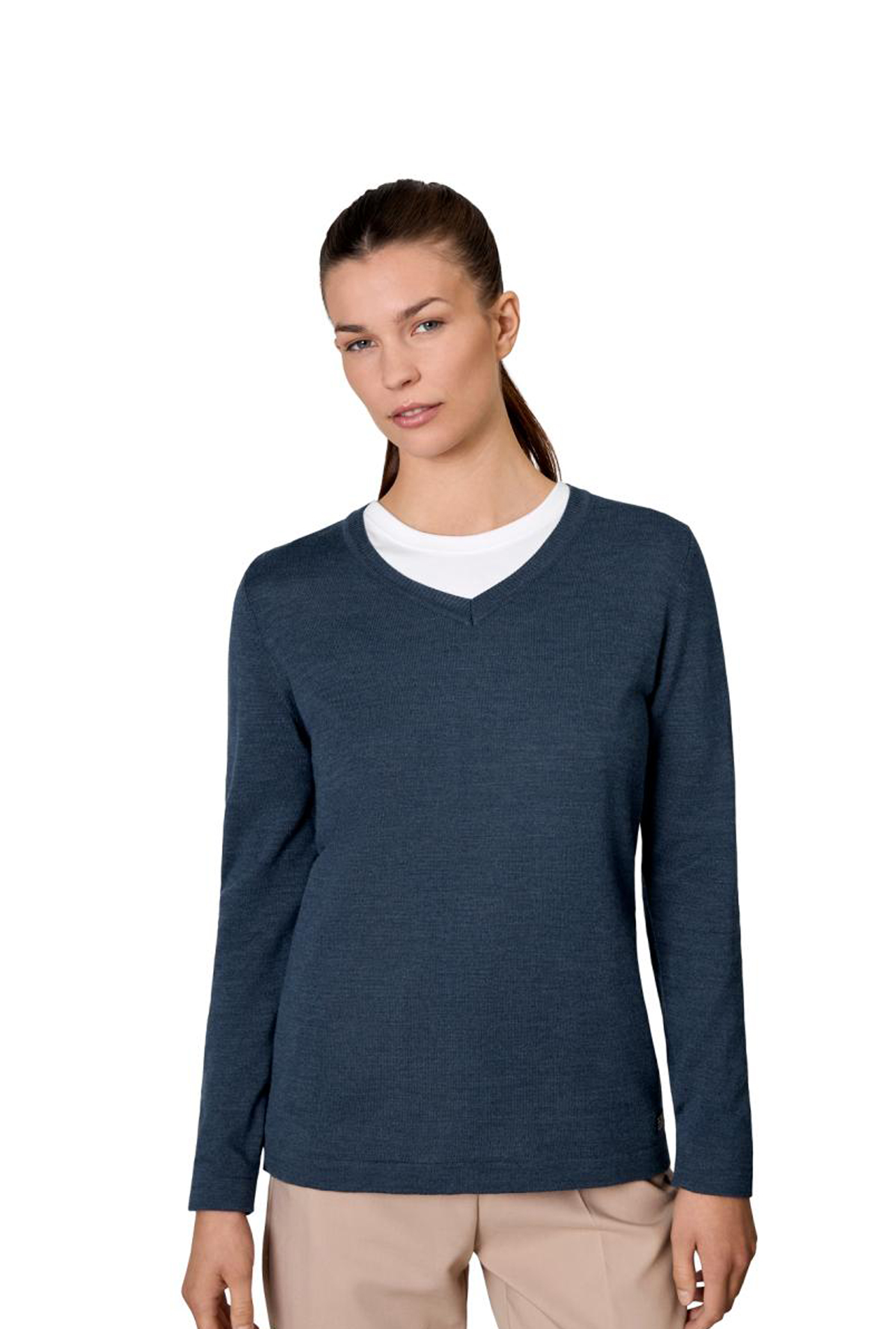 Seven Seas V-Neck Damen Pullover The knit