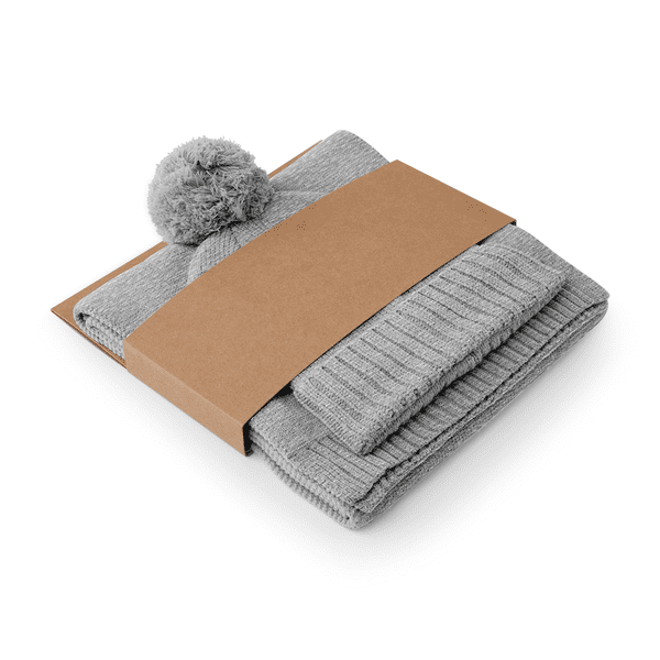 Knitted Scarf and Beanie Gift Set