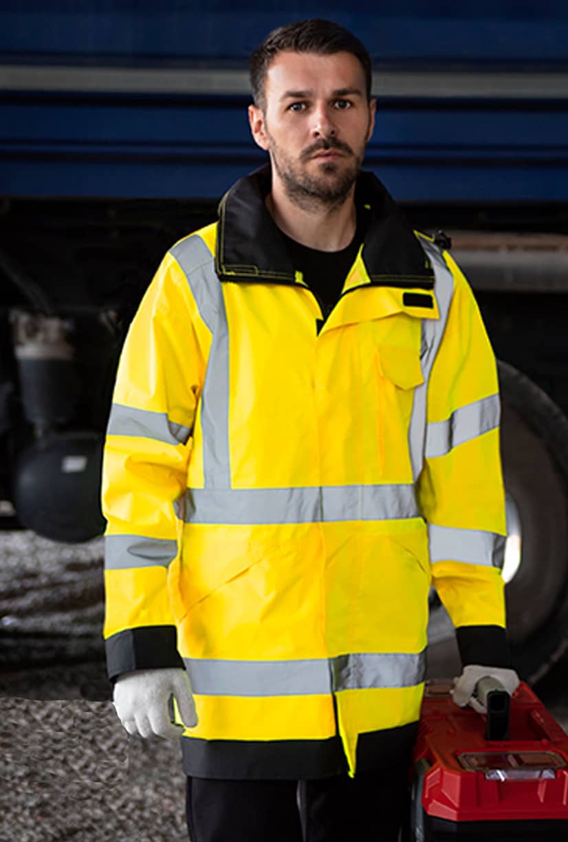 Hi-Vis Light Rain Jacket Kaunas