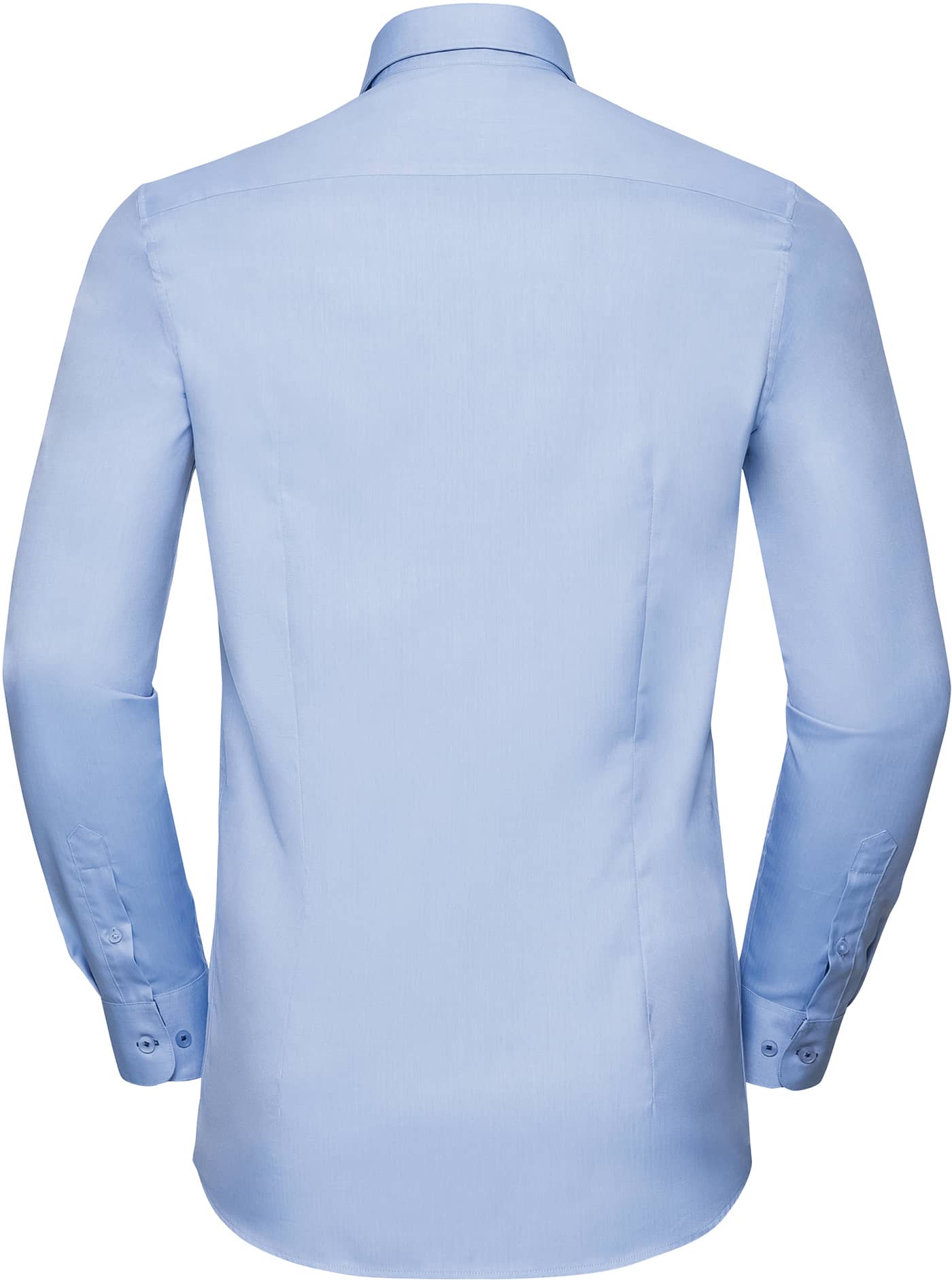 Men's Long Sleeve Tailored Contrast Herringbone Shirt