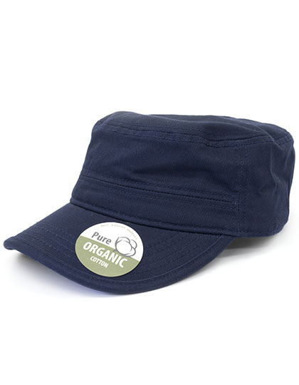Organic Cotton Army Cap Washed