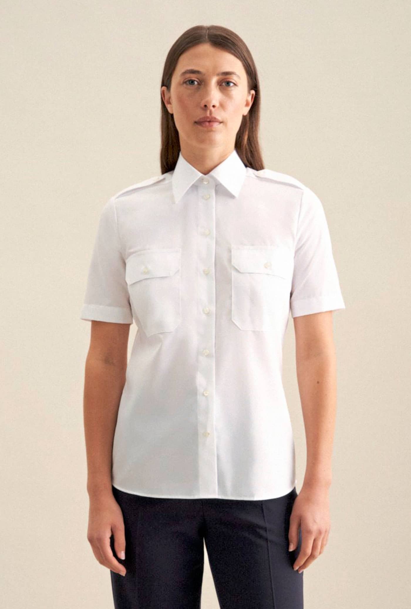 Women´s Pilot Blouse Regular Fit Shortsleeve