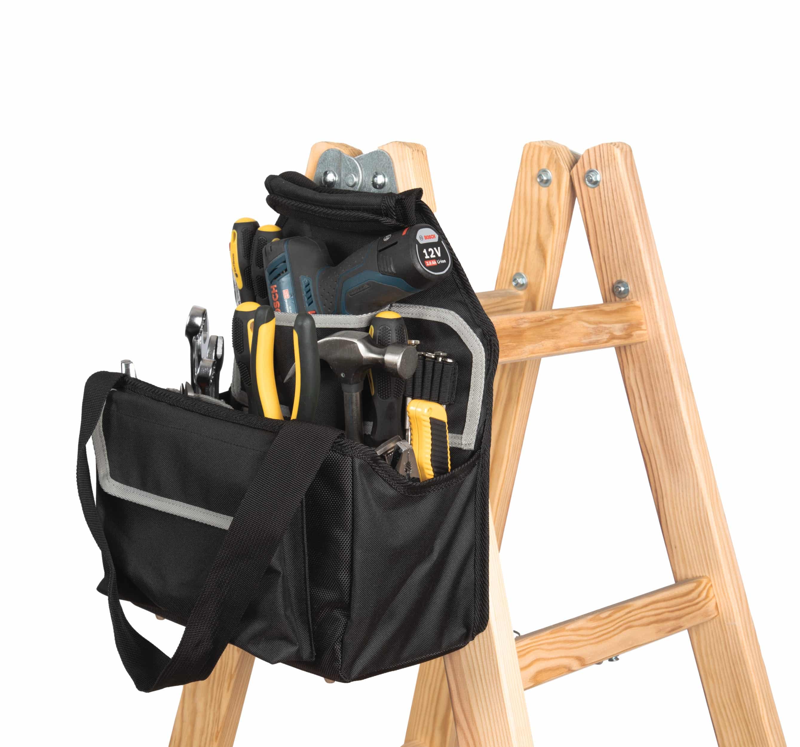 An tragbare Leitern anpassbare Werkzeugtasche