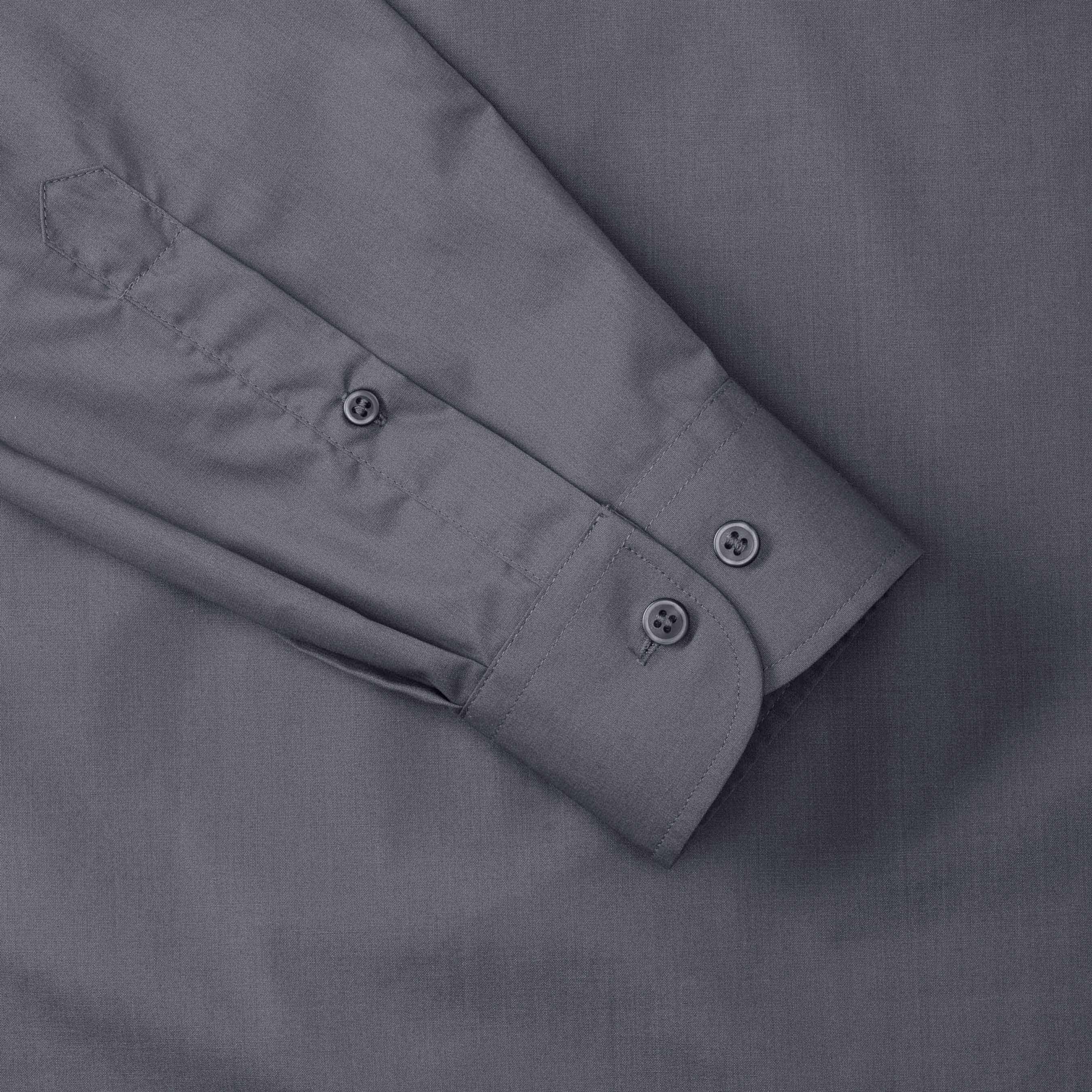 Men's Long Sleeve Classic Polycotton Poplin Shirt
