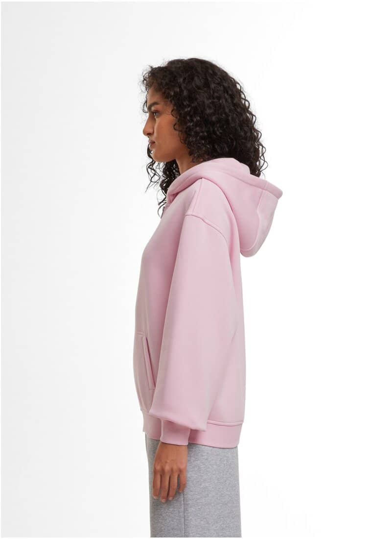 Ladies Loose Fit Zip Hoody