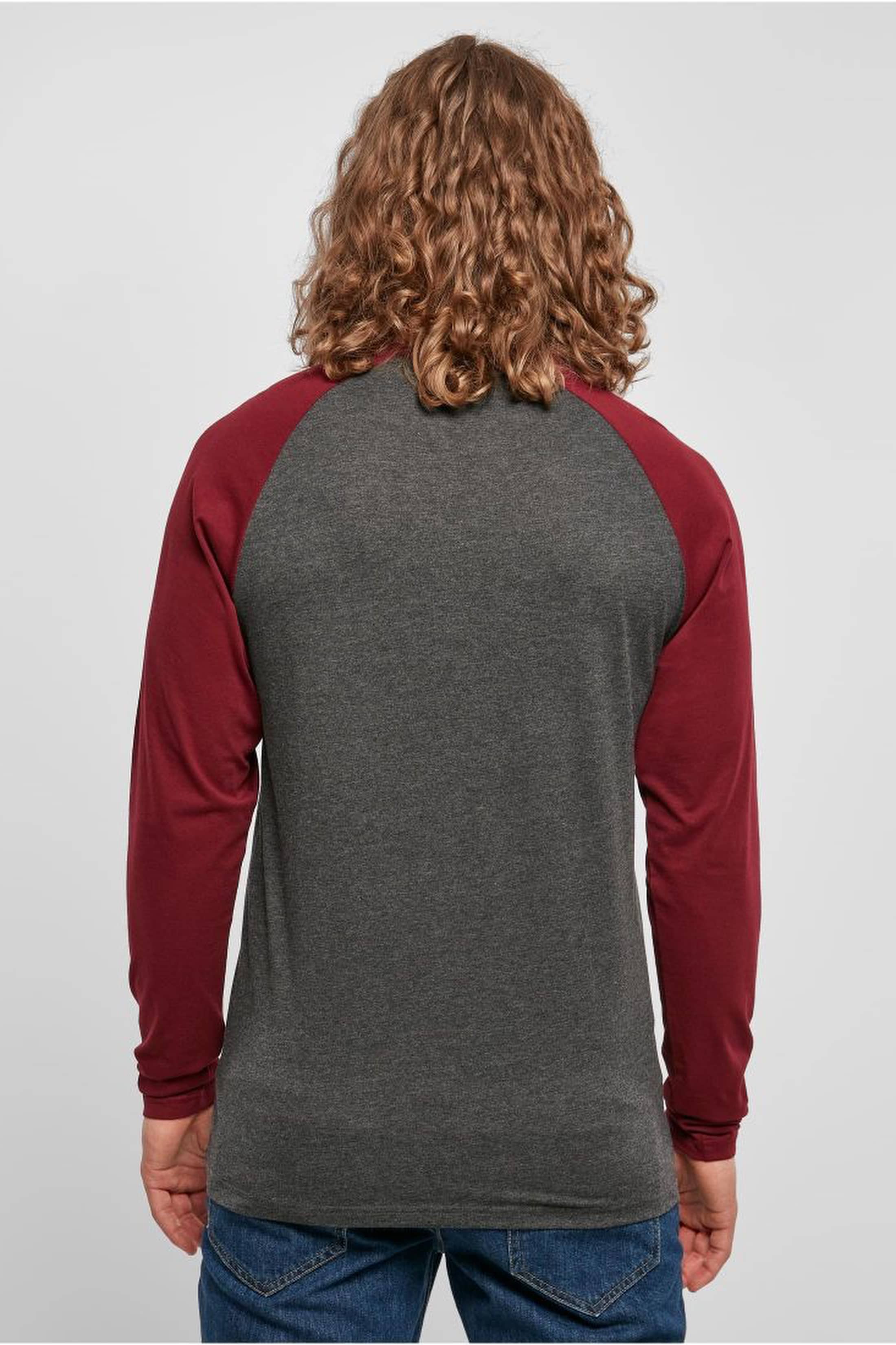 Men´s Contrast Raglan Longsleeve T-Shirt